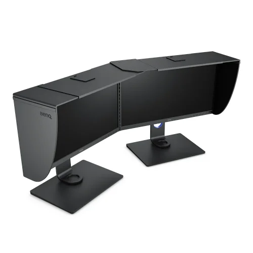 BenQ HB27 - mostek pomiędzy dwoma lub więcej kapturami benq sw 27 cali