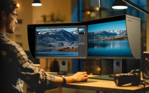BenQ HB27 - łącznik osłon do monitorów BenQ SW27X