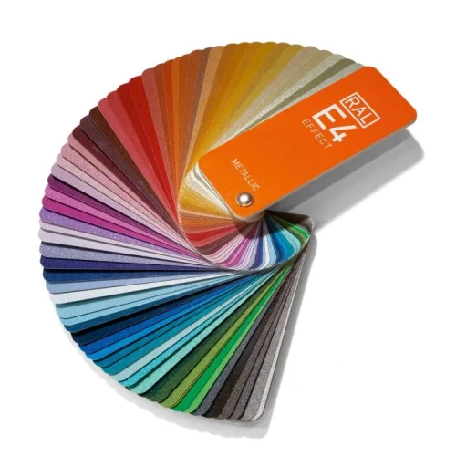 Wzornik RAL E4 - 70 kolorów metalicznych z palety RAL Effect