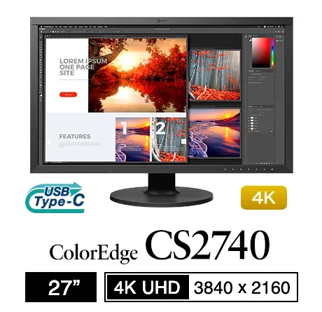 Monitor EIZO CS2740 27 cali 4K UHD 3840x2160 USB-C