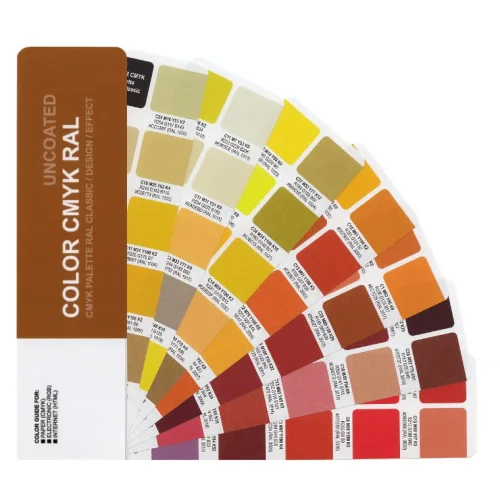 Wzornik COLOR CMYK RAL niepowlekany - konwersja RAL na CMYK