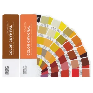 Wzornik COLOR CMYK RAL powlekany & niepowlekany - konwersja RAL na CMYK