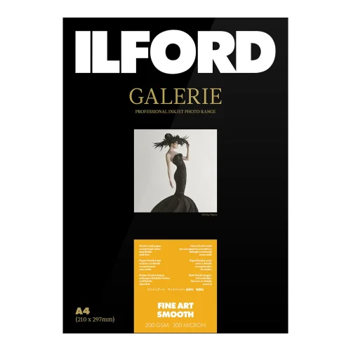 Papier fotograficzny Ilford Galerie Fine Art Smooth / A4 / 25ark. / 200g