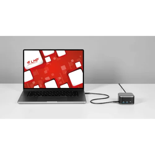 LMP USB-C PowerDock - stacja dokująca | 4K | 5 portów | 100W | czarny