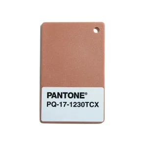 PANTONE Plastics Standard Chip | Kolor Roku 17-1230 Mocha Mousse - próbka plastikowa