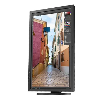 Monitor Eizo ColorEdge CS2731 oferuje funkcję pivot, umożliwiającą obrót ekranu do orientacji pionowej. Idealny dla projektantów stron i edytorów tekstu, którzy potrzebują pełnej kontroli nad przestrzenią roboczą.
