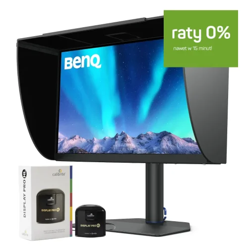 Monitor BenQ SW272U z kalibratorem Calibrite Dsiplay Pro HL w ratach ZERO %