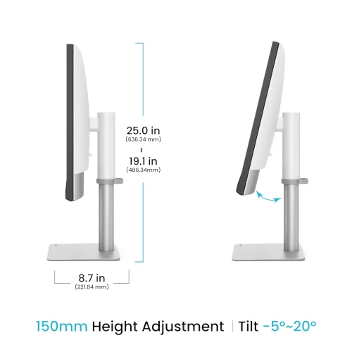 Monitor BENQ PD3226G - regulacja i ergonomia