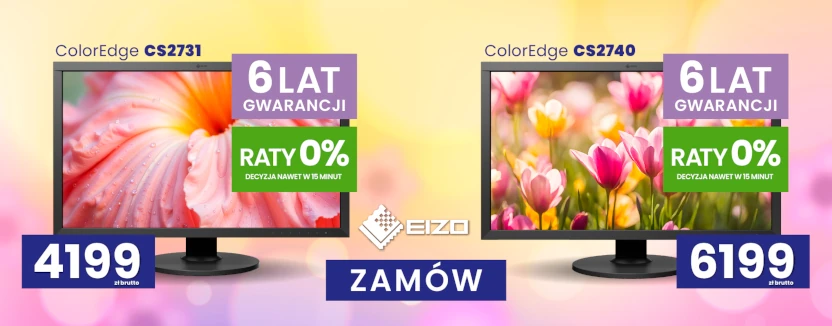Monitory graficzne Eizo ColorEdge CS2731 & CS2740 w rewelacyjnych cenach!