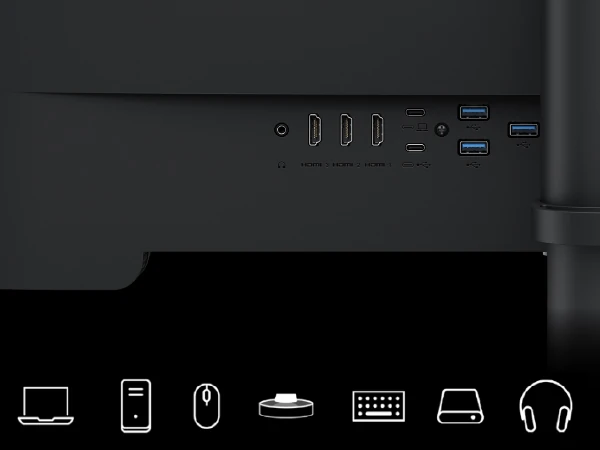 Bogaty zestaw wejść