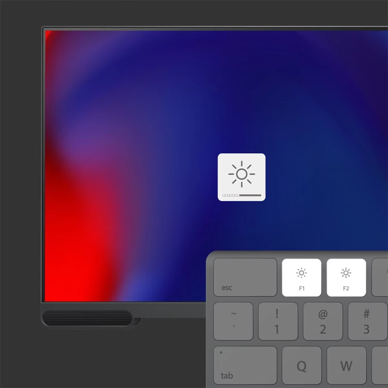 BenQ PV3200U i MacBook w stanowisku do tworzenia oraz montażu materiałów wideo