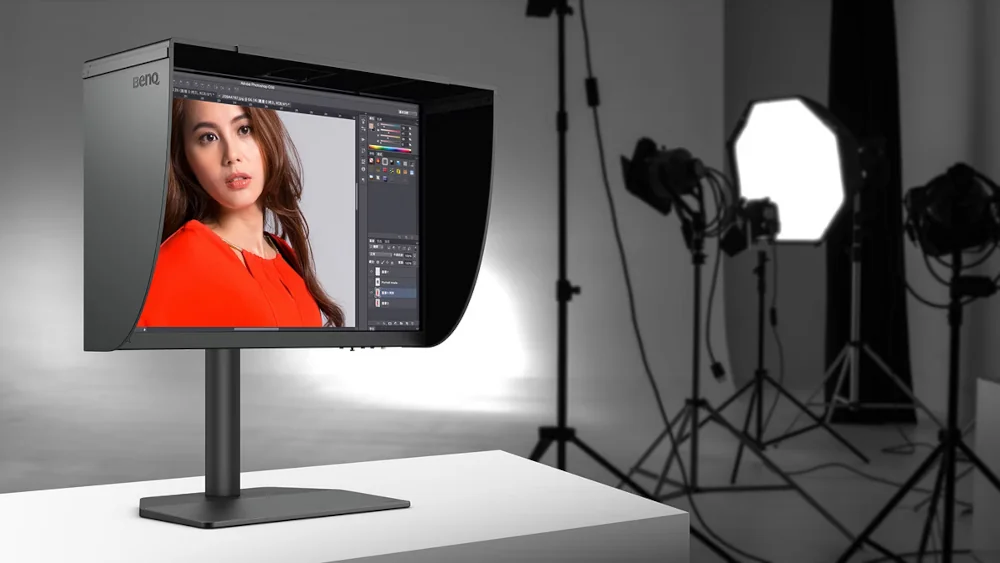 benq sh242 - oryginalny kaptur do monitora benq sw242q