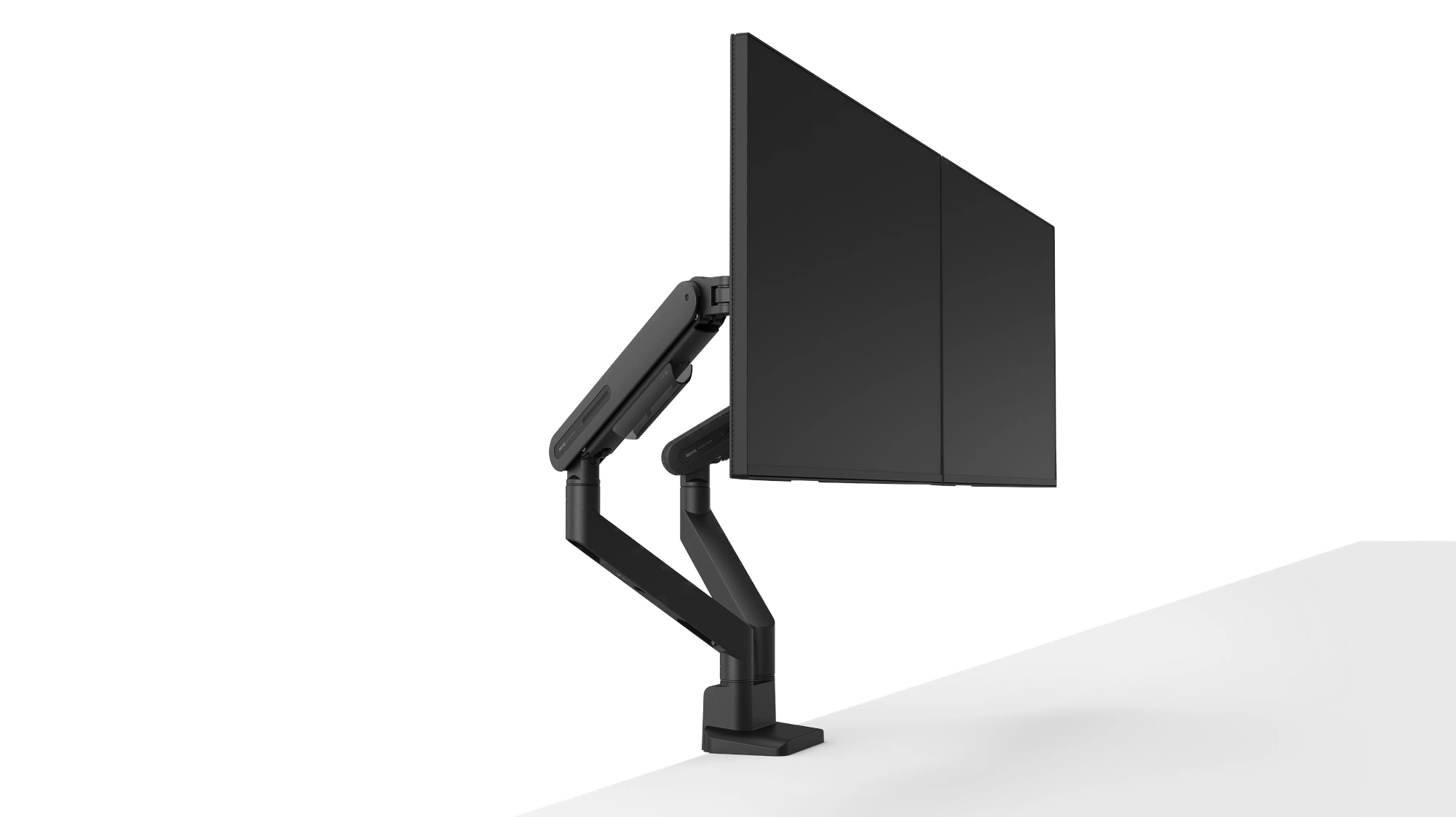 BenQ BDL01 z ramionami wysuniętymi do przodu
