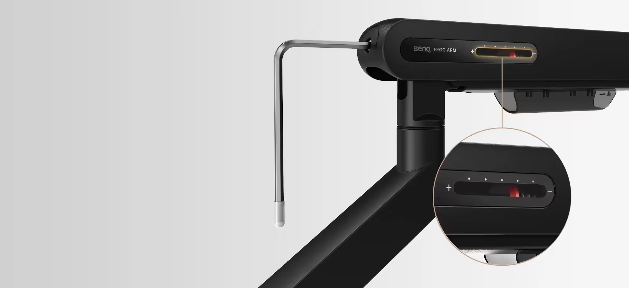Regulacja napięcia uchwytu do monitora BenQ BSL01 do 11 kg