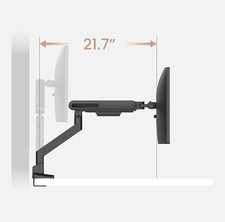 Ramię do monitora BenQ BSL01 z maksymalnym wysięgiem 55 cm