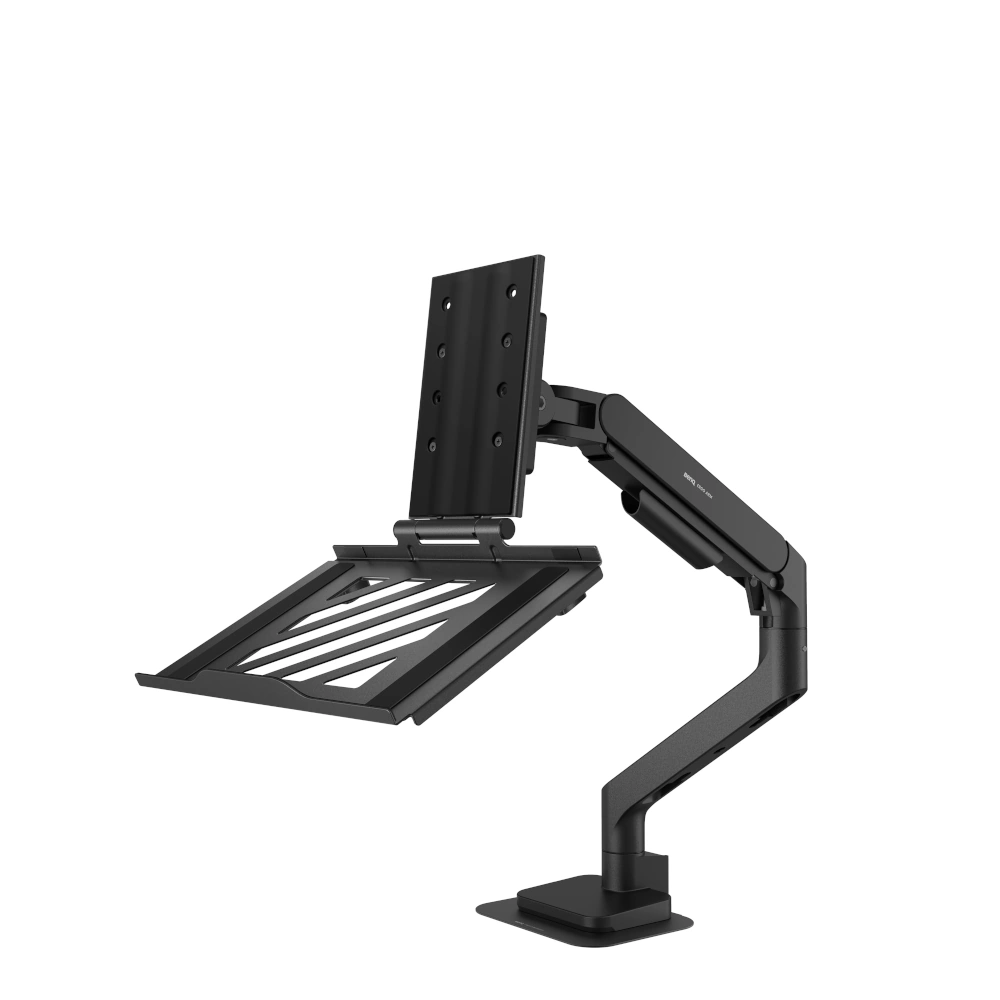 Tacka BenQ LTB01 zamontowana na pojedynczym ramieniu BenQ Ergo Arm