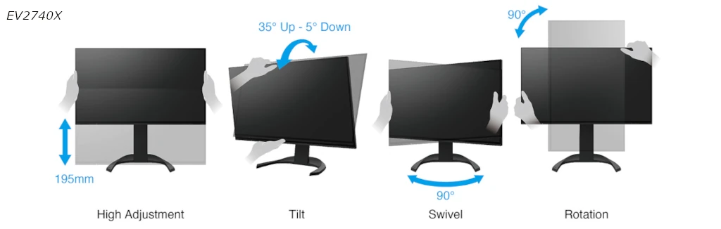 MOżliwości regulacji EV2740X