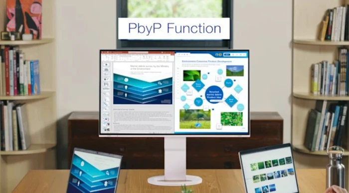 Tryb Picture by Picture w monitorze Eizo EV2720S biały