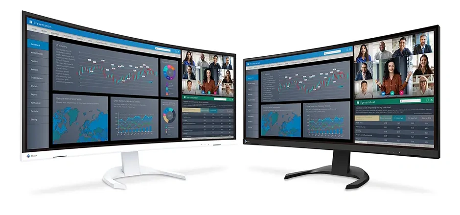 EIZO FlexScan EV3851X i EV3451X, nowe monitory ultrawide z 7 letnią gwarancją.