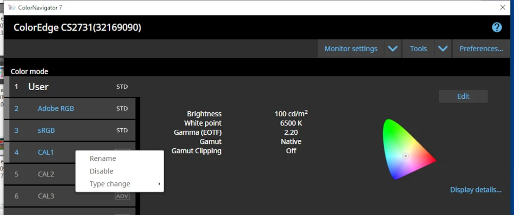 Wybór trybu pracy - krok 2