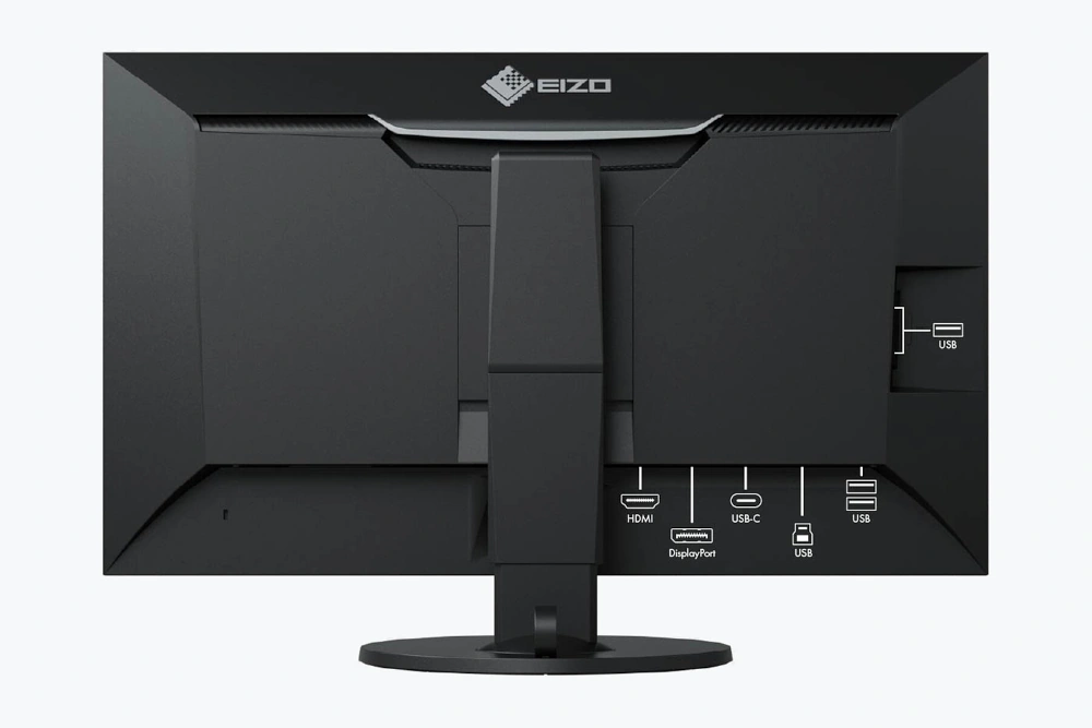 Złącza HDMI DisplayPort USB-C USB-B i USB Type-A monitora EIZO CS2740
