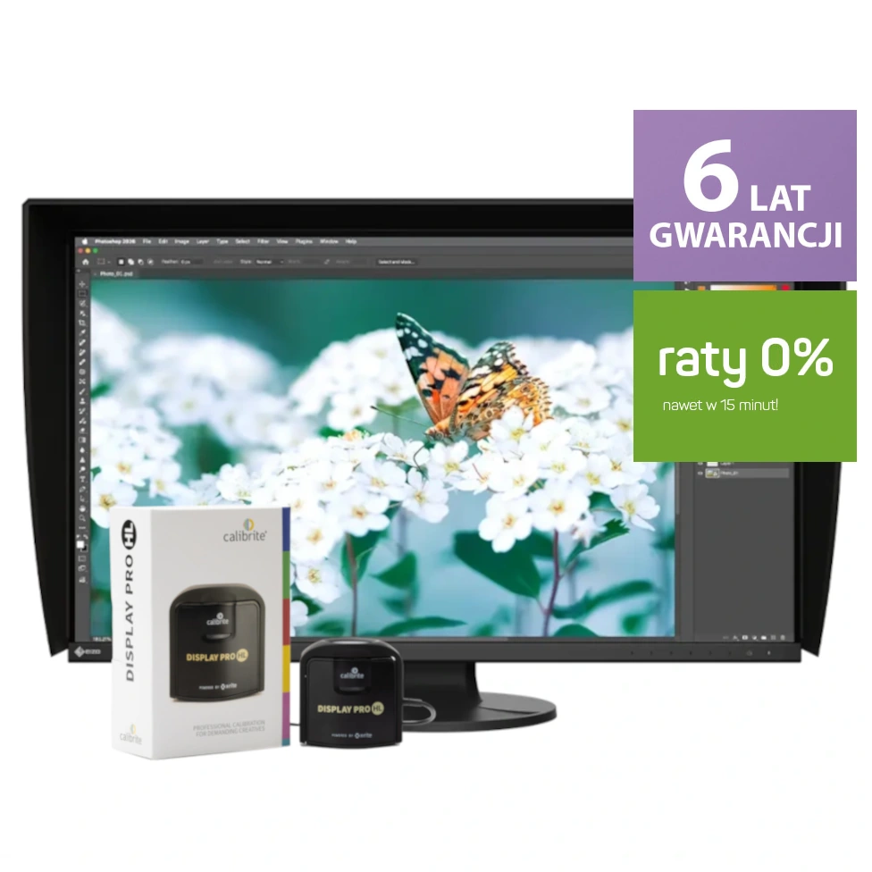 EIZO ColorEdge CS3200X z kalibratorem Calibrite Display Pro HL