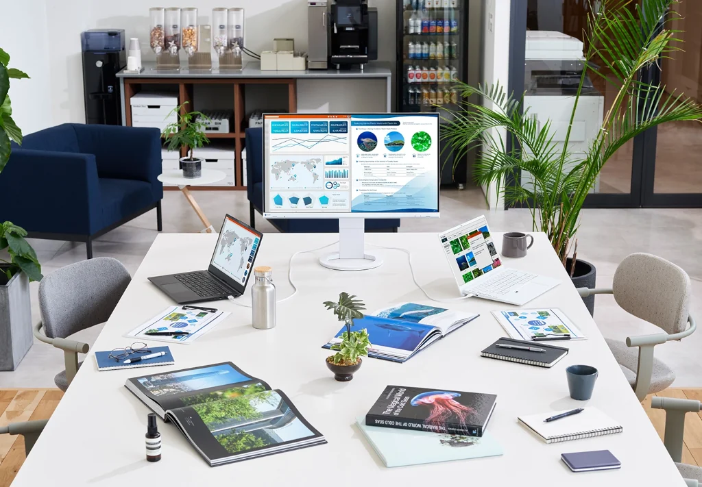 wygodna praca koncepcyjna i współdzielona z nowym eizo ev2740s