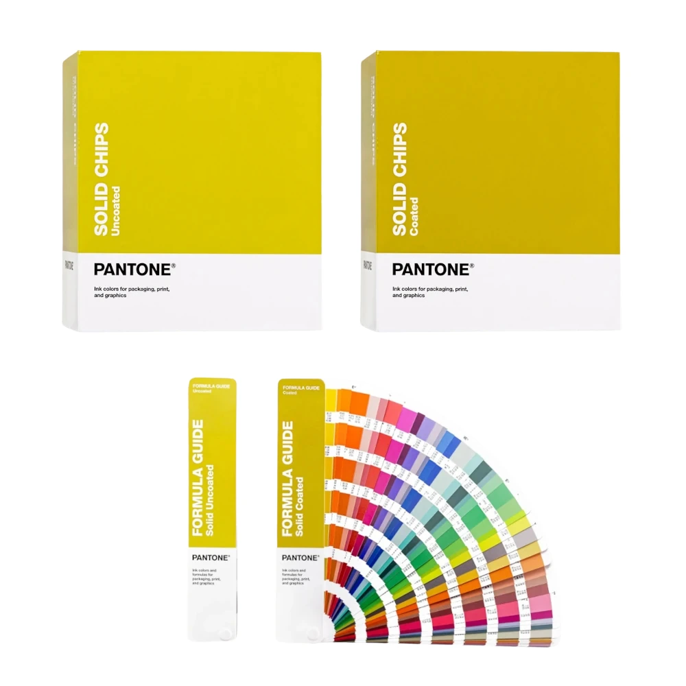 Pantone Solid Color Set GP1608C edycja 2026 z Formula Guide oraz segregatorami Solid Chips Coated i Uncoated