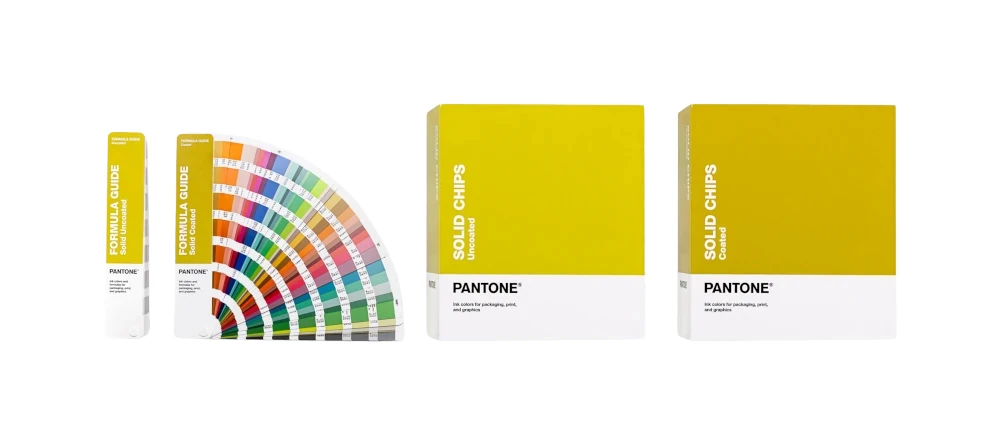 Pantone Solid Color Set z Formula Guide oraz Solid Chips Coated i Uncoated