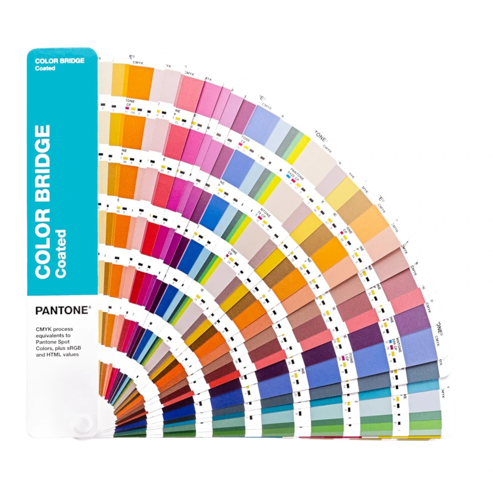 Pantone Color Bridge Coated edycja 2026, wzornik Pantone do porównania kolorów Solid z CMYK