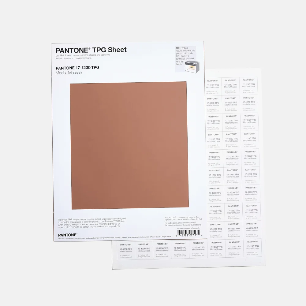 Pantone 17-1230 Mocha Mousse TPG