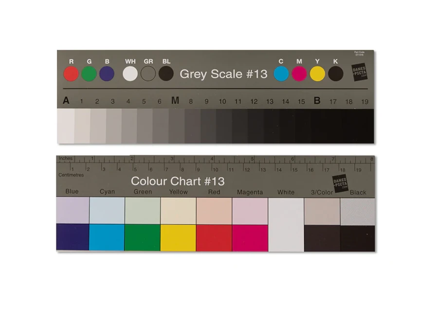 Small Greyscale and Colour Separation Guide - zamiennik Kodak Q13