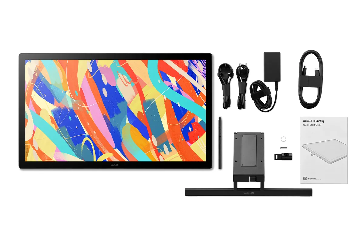 Zawartość zestawu Wacom CintiQ 24 model 2025