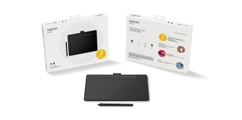 tablet graficzny Wacom Intuos M czarny zestaw tablet piórko i opakowanie tablet piórkowy do rysowania