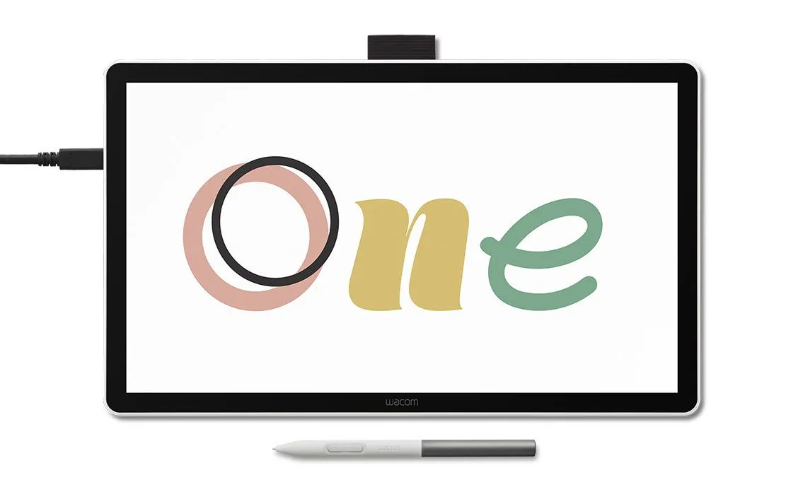 Wacom One 14 Pen Display, tablet ekranowy 14 cali z piórem bez baterii