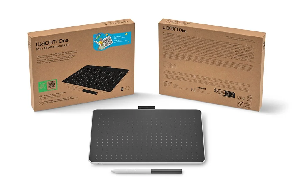 Wacom One M – Twórz swobodnie z bezprzewodowym tabletem