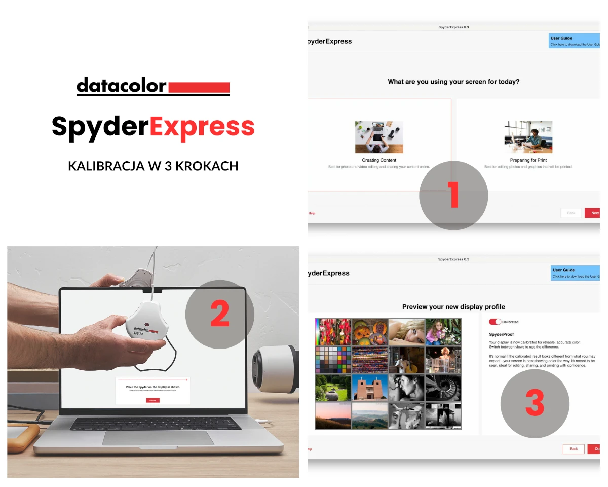 kalibracja monitora w 3 krokach dzięki nowemu SpyderExpress