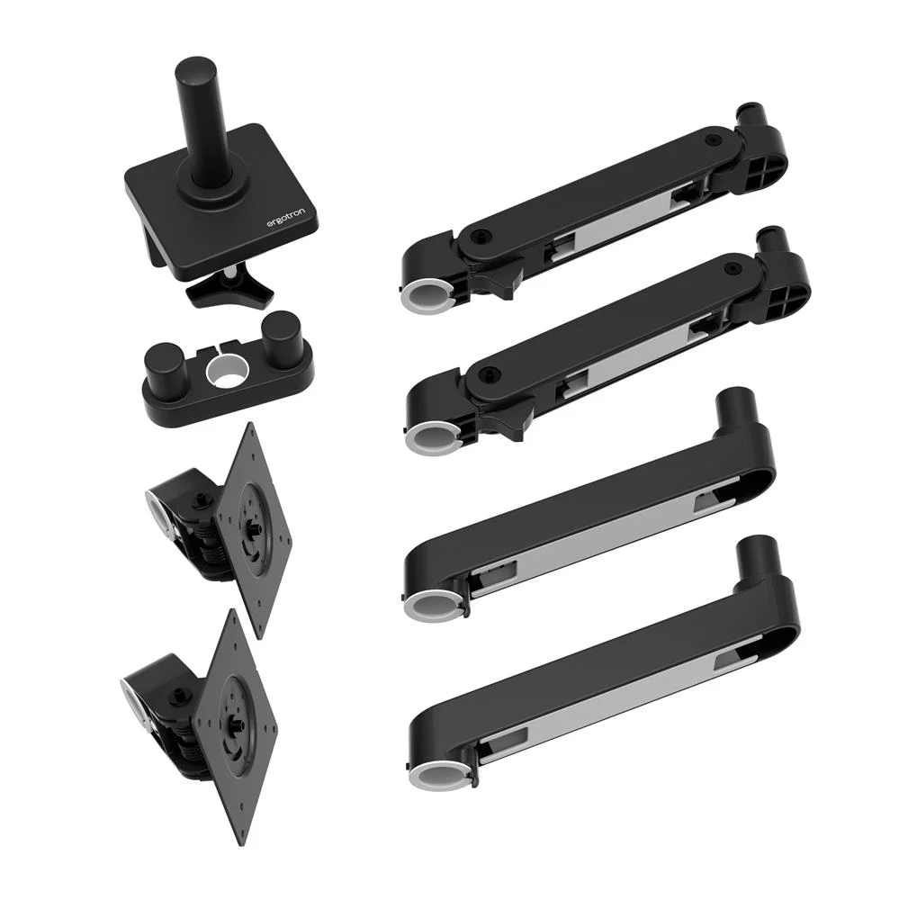 Ergotron LX Pro Dual Side-by-Side czarny zestaw montażowy