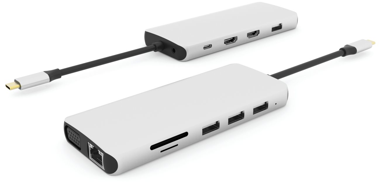 12 portowa stacja dokująca USB-C