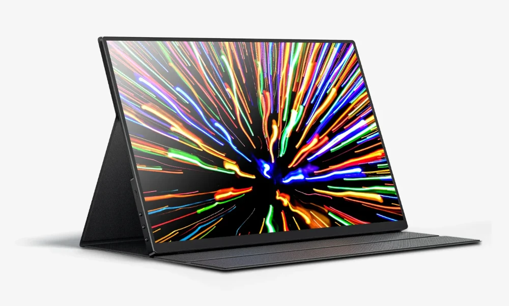 Mobile Pixels Fold QHD w zestawie z etui magnetycznym, przewodami i zasilaczem