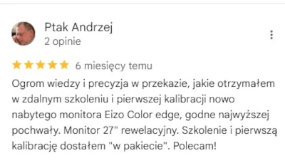 Opinia o Wzorniki/eu w Google