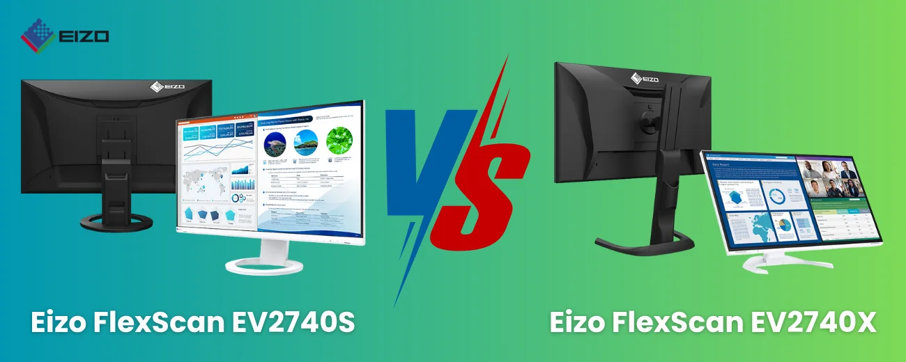 Eizo EV2740S czy EV2740X? Porównanie monitorów 4K do pracy biurowej i zdalnej