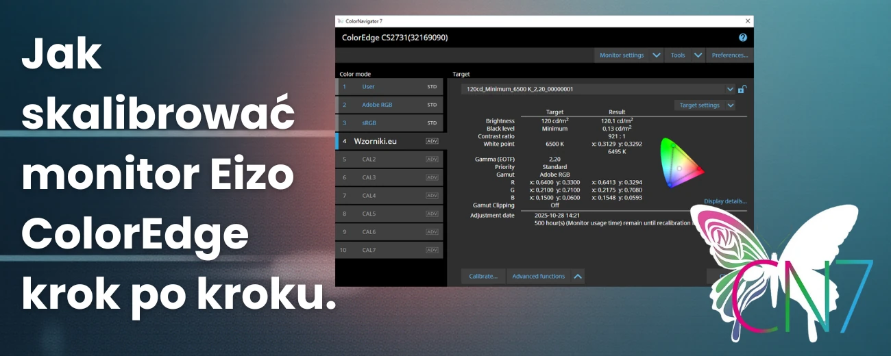 Jak skalibrować monitor Eizo ColorEdge krok po kroku.