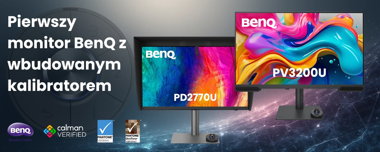 Nowe monitory BenQ do pracy z grafiką i wideo: PD2770U oraz PV3200
