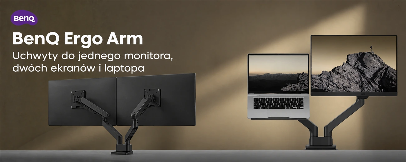 Uchwyty do monitorów BenQ Ergo Arm, który model wybrać?
